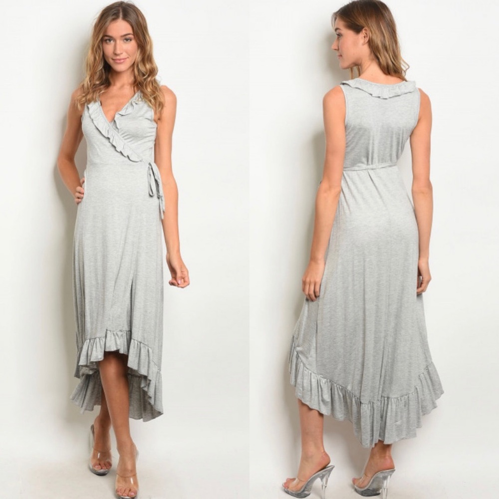 Ruffle Wrap dress